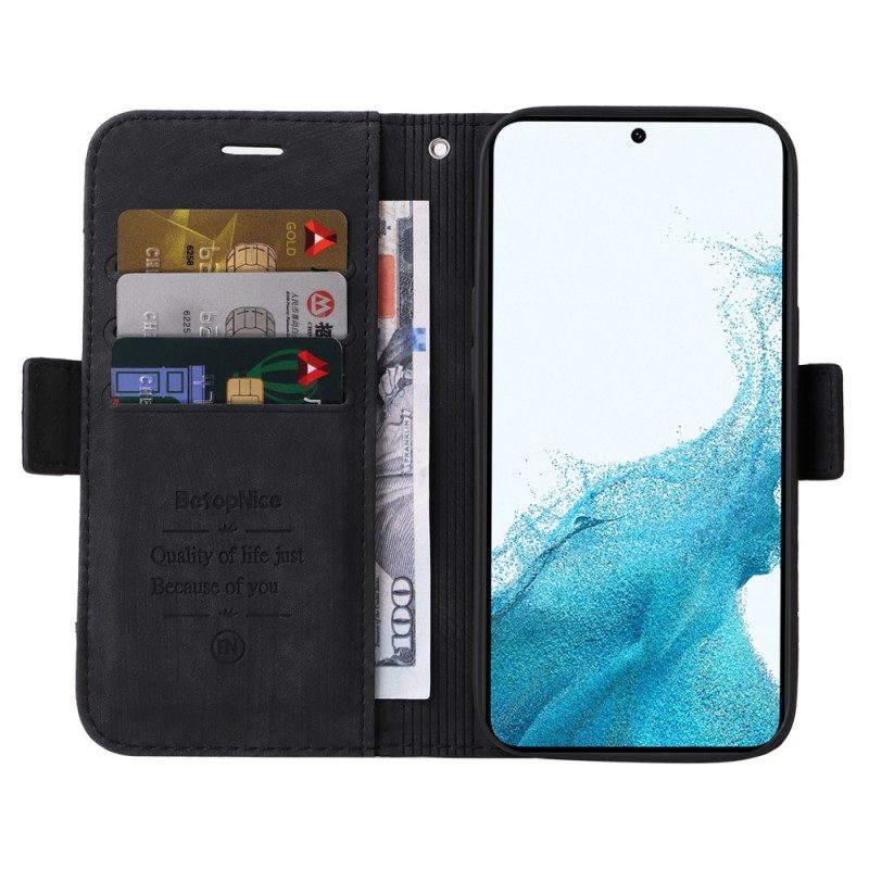 Folio Cover Samsung Galaxy A54 5G Betopnice Porta Carte Frontale