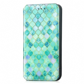 Folio Cover Samsung Galaxy A54 5G Custodia in pelle Caseneo Rfid