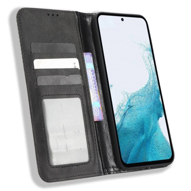 Folio Cover Samsung Galaxy A54 5G Custodia in pelle Stile Stilizzato In Pelle
