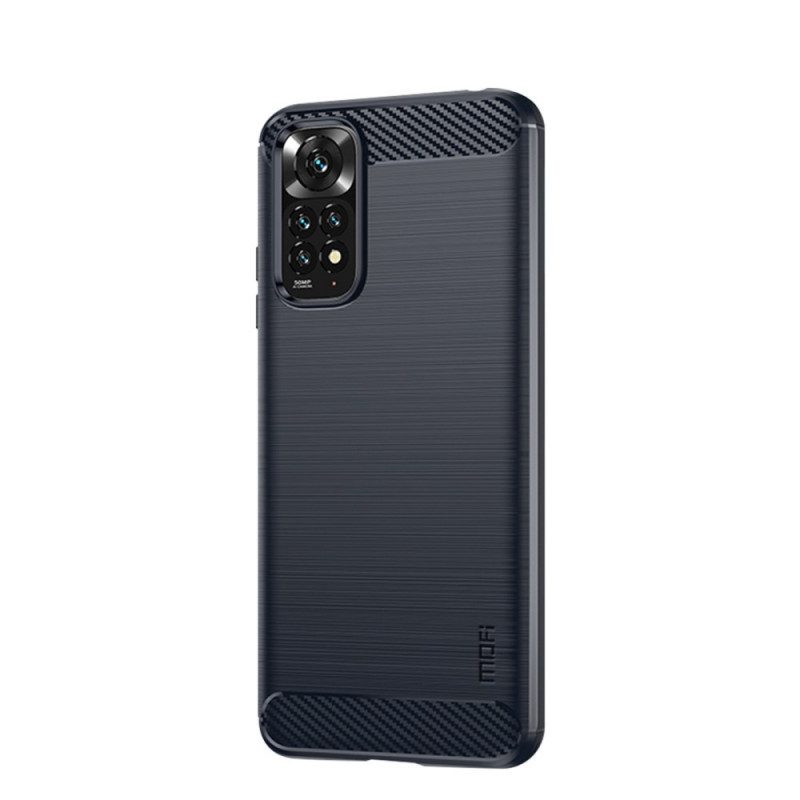 Cover Xiaomi Redmi Note 11 / 11S Fibra Di Carbonio Spazzolata Mofi