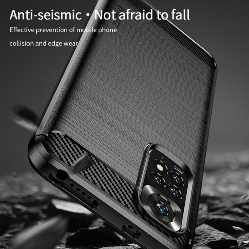 Cover Xiaomi Redmi Note 11 / 11S Fibra Di Carbonio Spazzolata Mofi