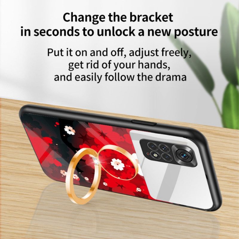 Cover Xiaomi Redmi Note 11 / 11S Specchio Con Anello Rotante