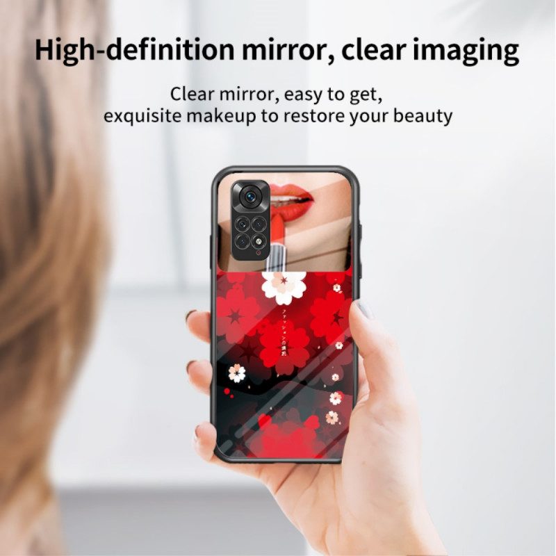 Cover Xiaomi Redmi Note 11 / 11S Specchio Con Anello Rotante
