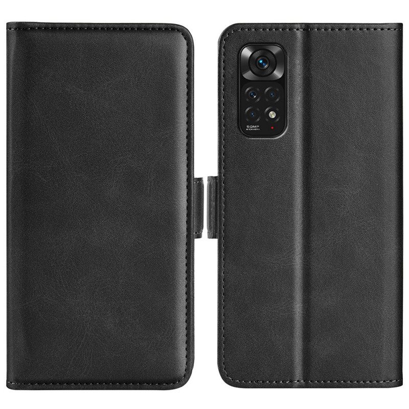 Custodia A Portafoglio Xiaomi Redmi Note 11 / 11S Folio Cover Doppio Lembo
