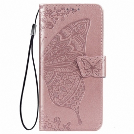 Custodia A Portafoglio Xiaomi Redmi Note 11 / 11S Mezza Farfalla