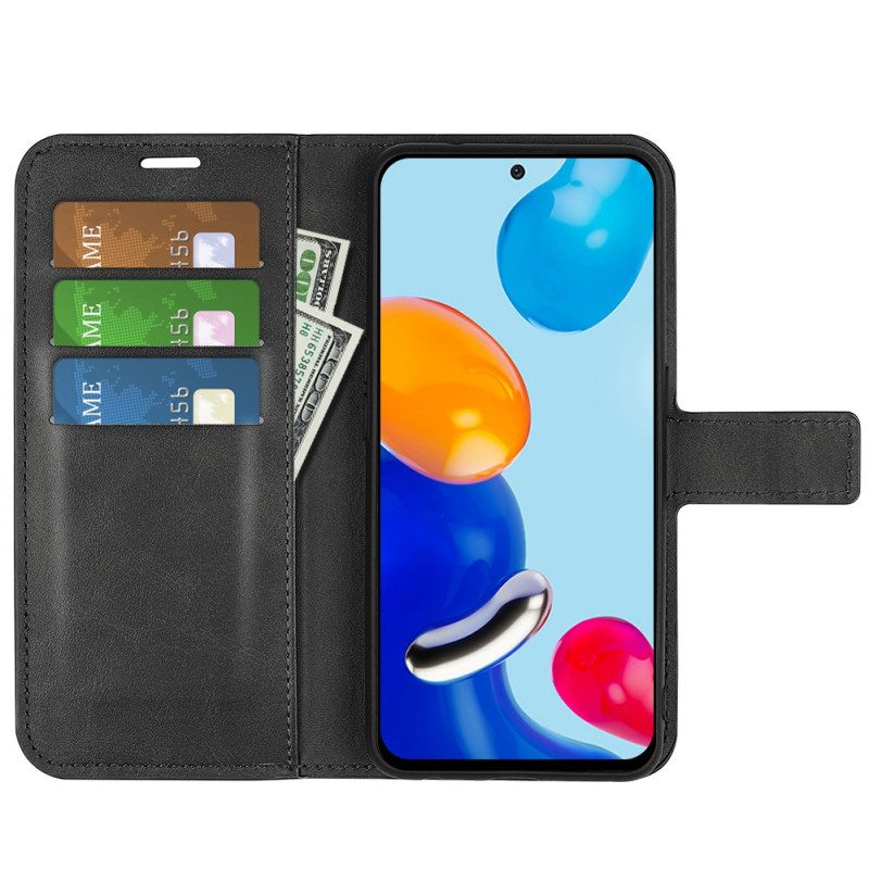 Custodia in pelle Xiaomi Redmi Note 11 / 11S Effetto Pelle Retrò