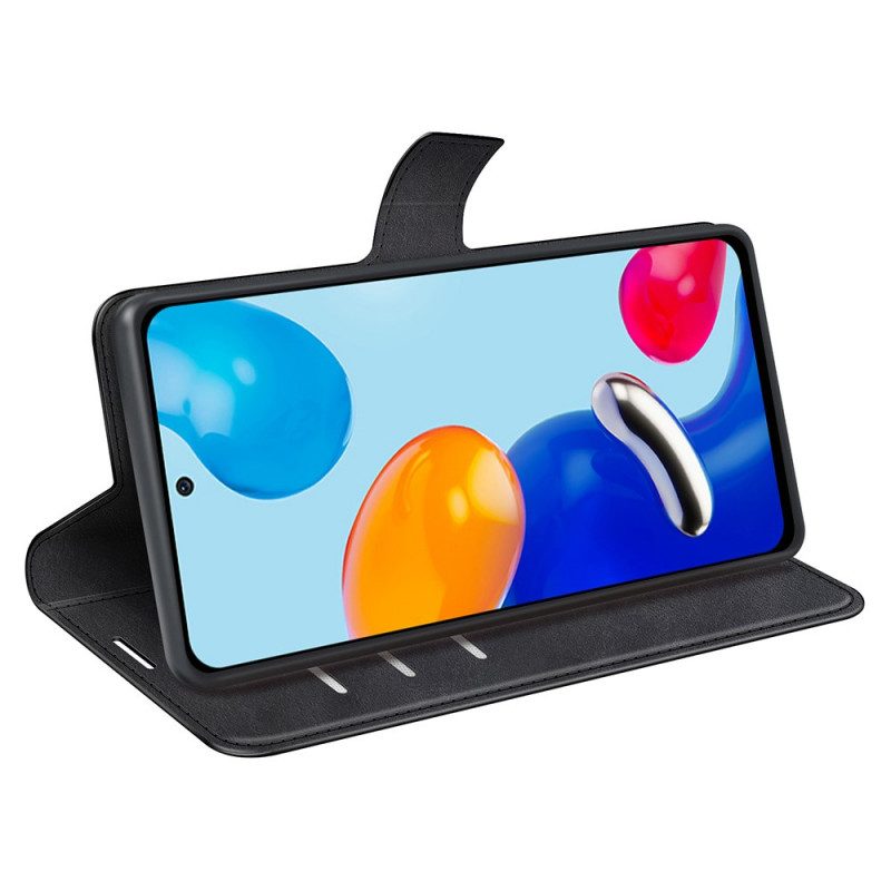 Custodia in pelle Xiaomi Redmi Note 11 / 11S Effetto Pelle Retrò