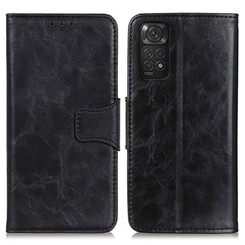 Custodia in pelle Xiaomi Redmi Note 11 / 11S Folio Cover Texture Flap Magnetico