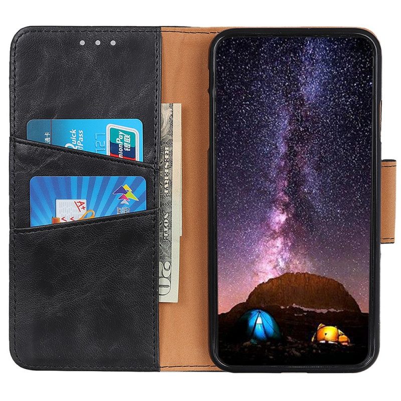 Custodia in pelle Xiaomi Redmi Note 11 / 11S Folio Cover Texture Flap Magnetico