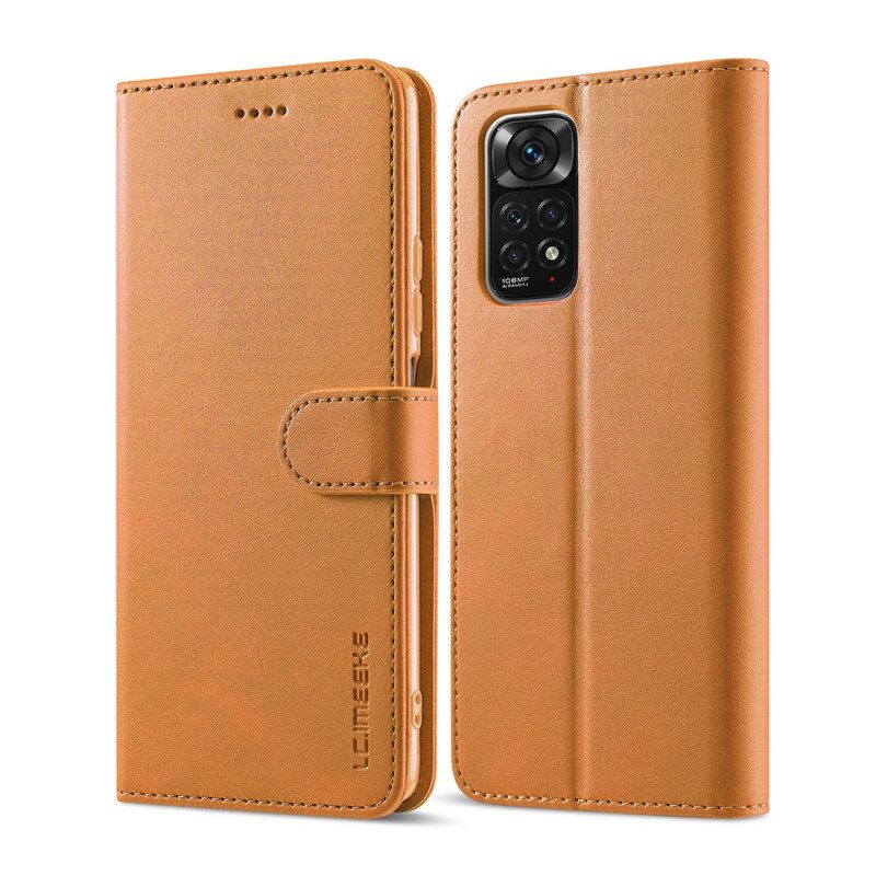 Custodia in pelle Xiaomi Redmi Note 11 / 11S Lc.imeeke Effetto Pelle