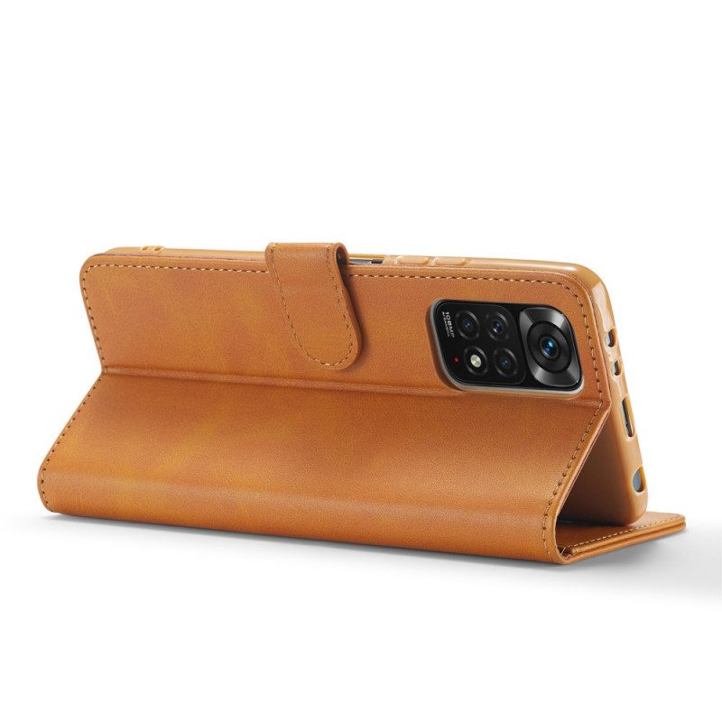 Custodia in pelle Xiaomi Redmi Note 11 / 11S Lc.imeeke Effetto Pelle