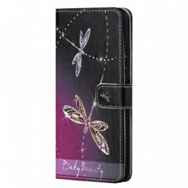 Custodia in pelle Xiaomi Redmi Note 11 / 11S Libellule Strappy