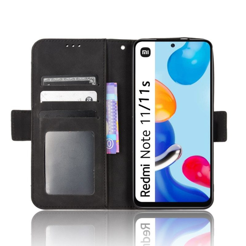Custodia in pelle Xiaomi Redmi Note 11 / 11S Multi-carte