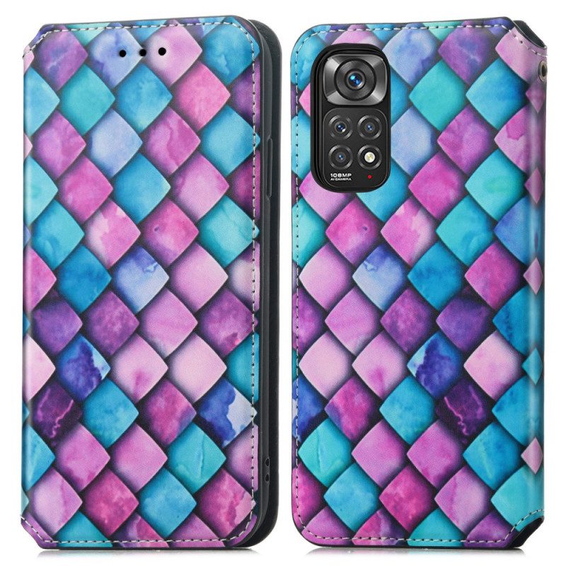 Folio Cover Xiaomi Redmi Note 11 / 11S Custodia in pelle Caseneo Rfid