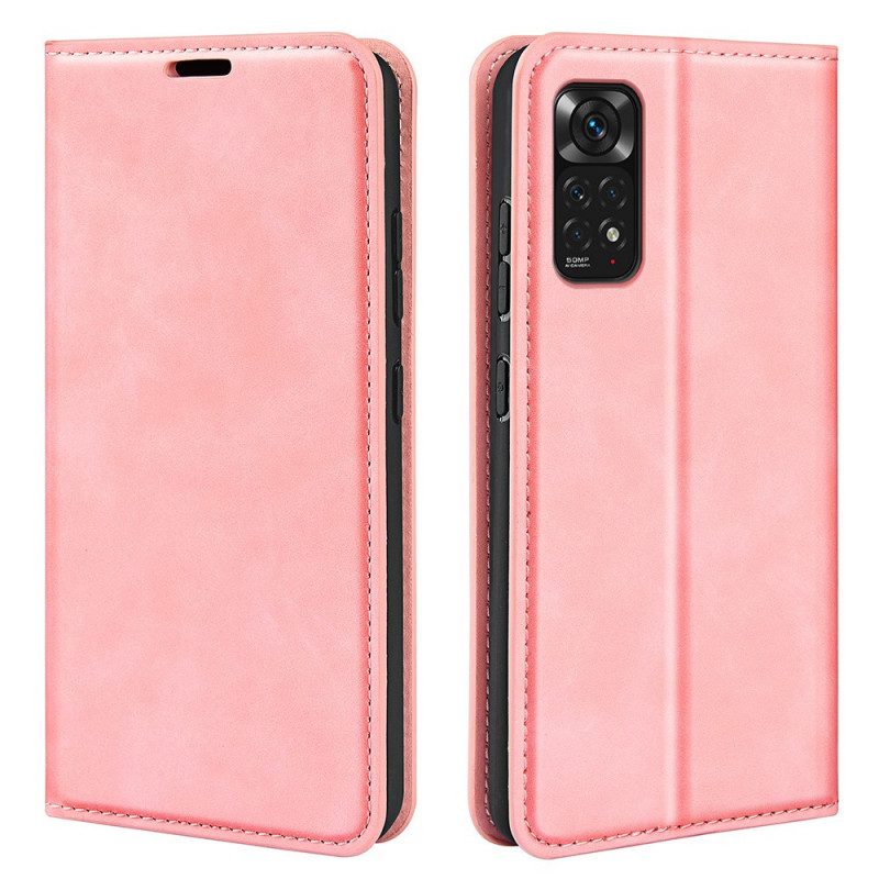 Folio Cover Xiaomi Redmi Note 11 / 11S Custodia in pelle Effetto Pelle