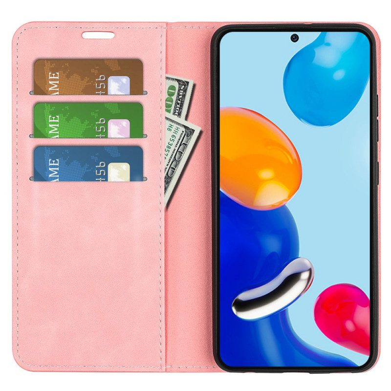 Folio Cover Xiaomi Redmi Note 11 / 11S Custodia in pelle Effetto Pelle