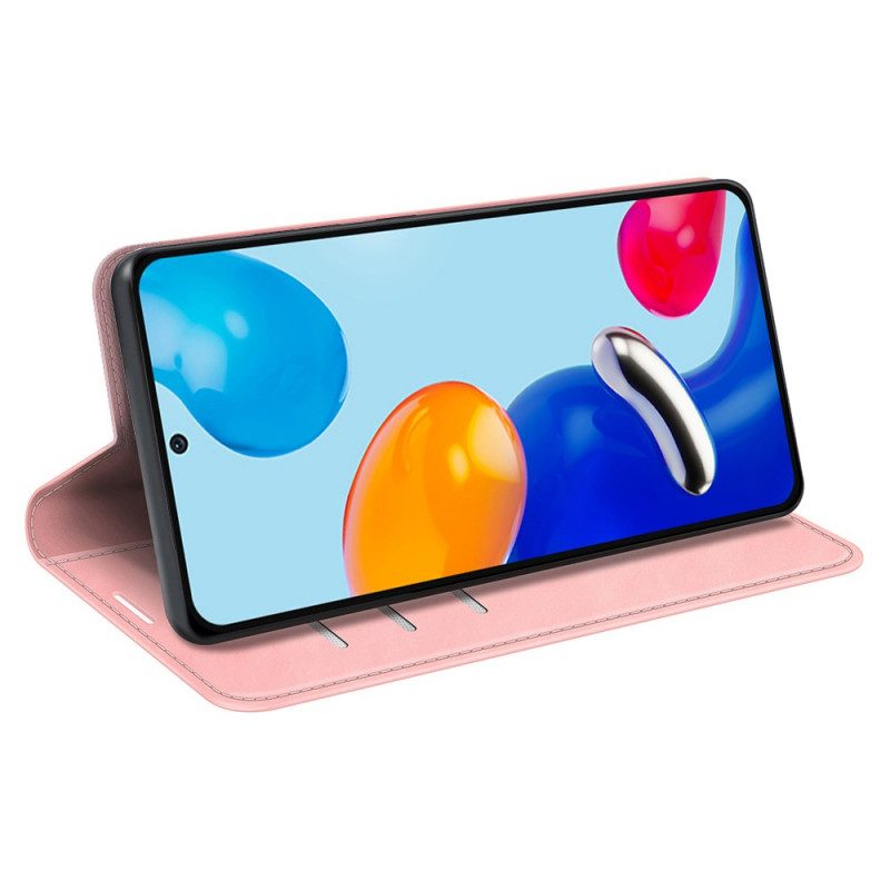 Folio Cover Xiaomi Redmi Note 11 / 11S Custodia in pelle Effetto Pelle