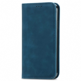 Folio Cover Xiaomi Redmi Note 11 / 11S Custodia in pelle Effetto Pelle Vintage