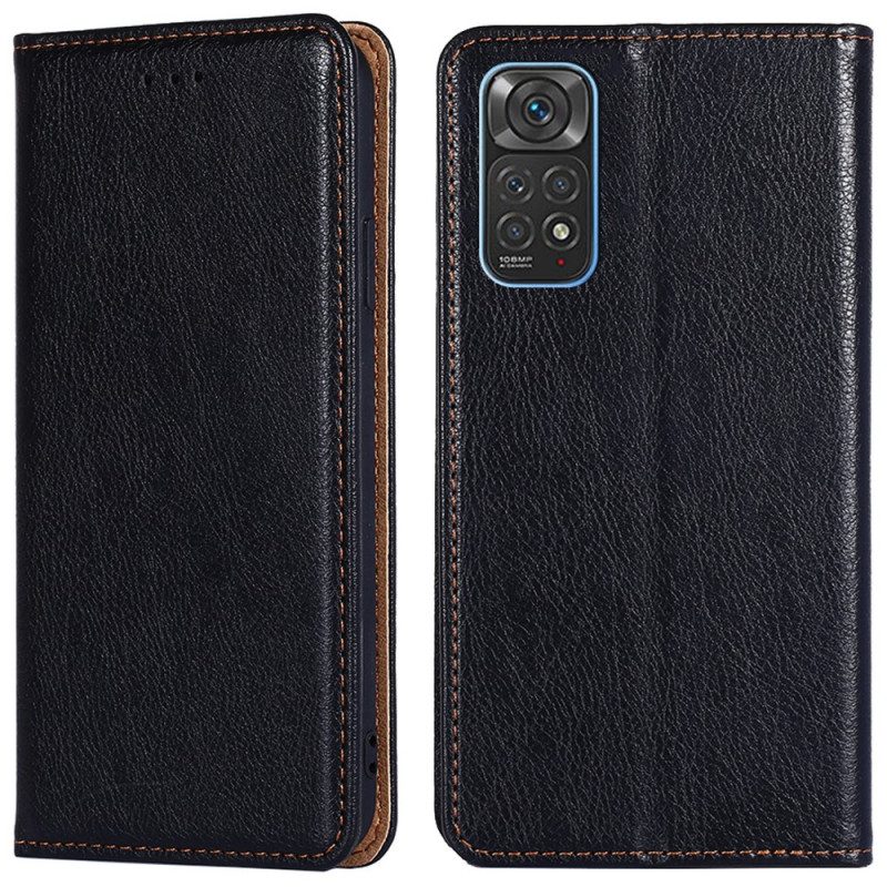 Folio Cover Xiaomi Redmi Note 11 / 11S Custodia in pelle Stile Vintage In Pelle