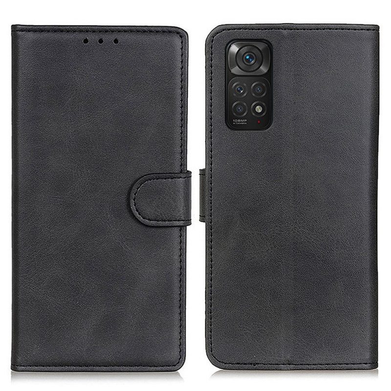 Folio Cover Xiaomi Redmi Note 11 / 11S Retro Effetto Pelle Opaca
