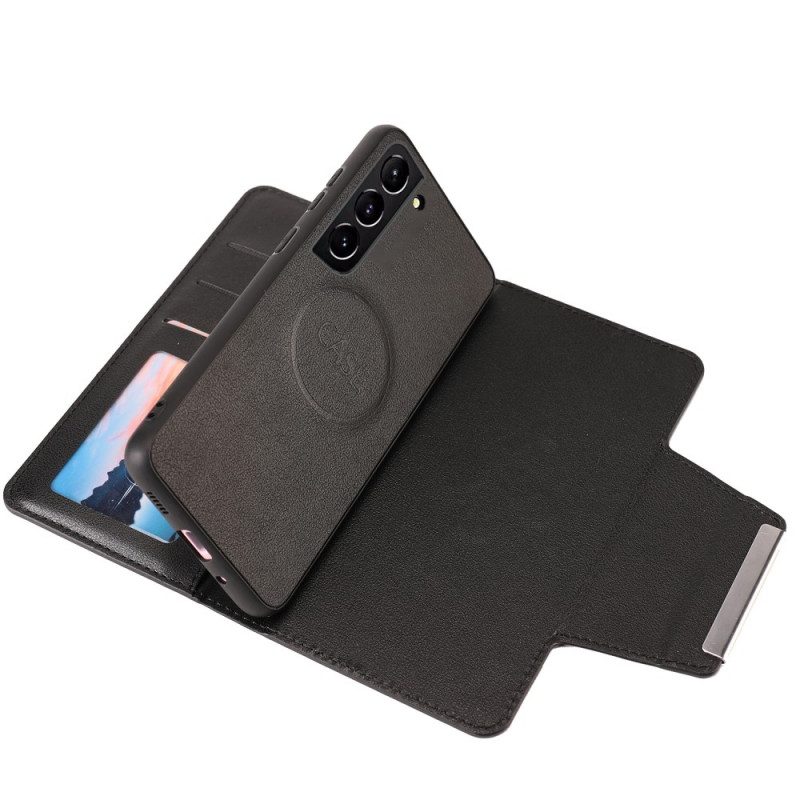 Cover Samsung Galaxy S22 Plus 5G Chiusura In Argento Staccabile