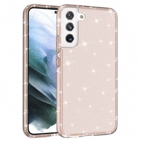 Cover Samsung Galaxy S22 Plus 5G Paillettes Trasparenti