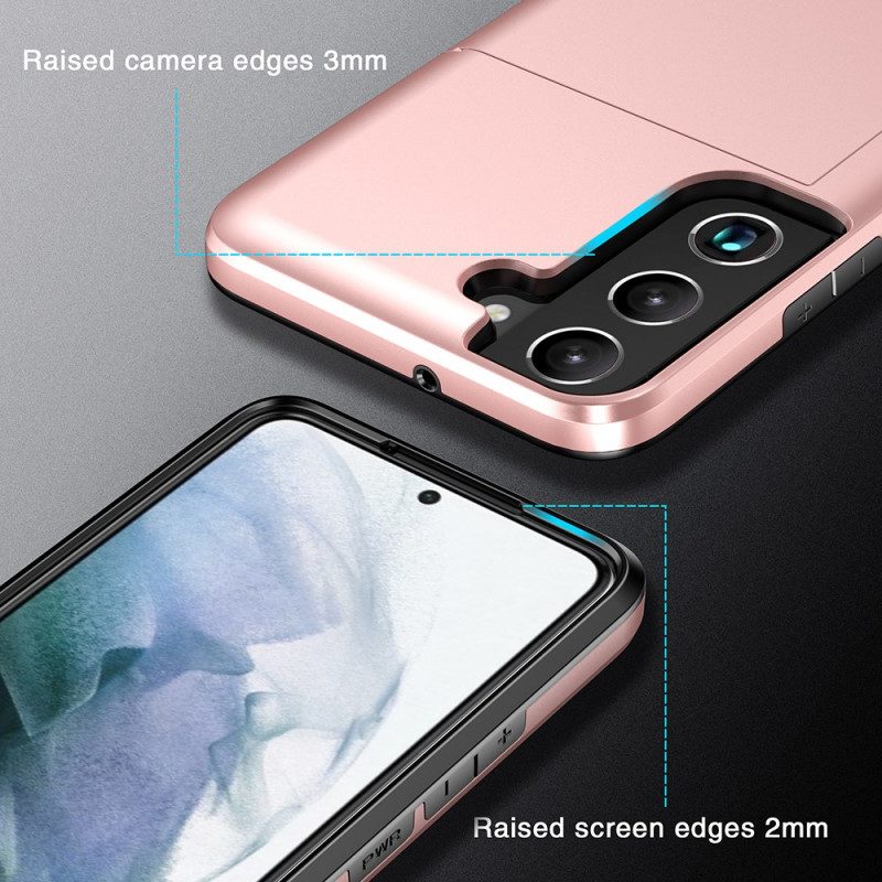 Cover Samsung Galaxy S22 Plus 5G Portacarte Con Cerniera