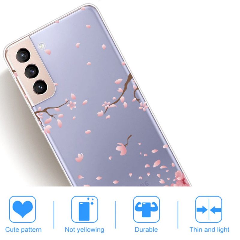 Cover Samsung Galaxy S22 Plus 5G Rami Fioriti