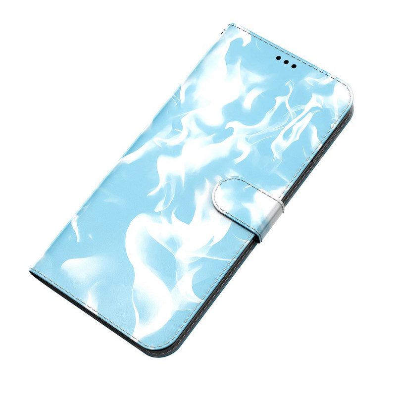 Custodia in pelle Samsung Galaxy S22 Plus 5G Modello Astratto