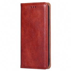 Folio Cover Samsung Galaxy S22 Plus 5G Custodia in pelle Tinta Unita