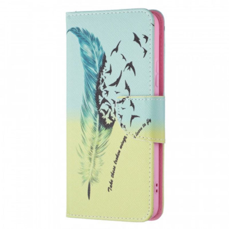 Folio Cover Samsung Galaxy S22 Plus 5G Impara A Volare
