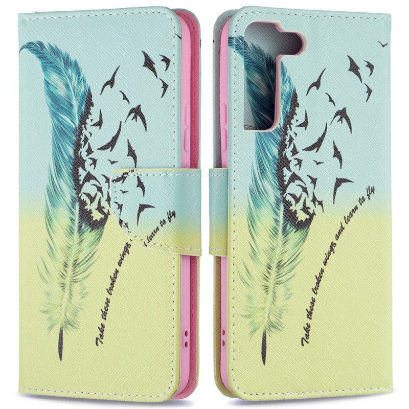Folio Cover Samsung Galaxy S22 Plus 5G Impara A Volare