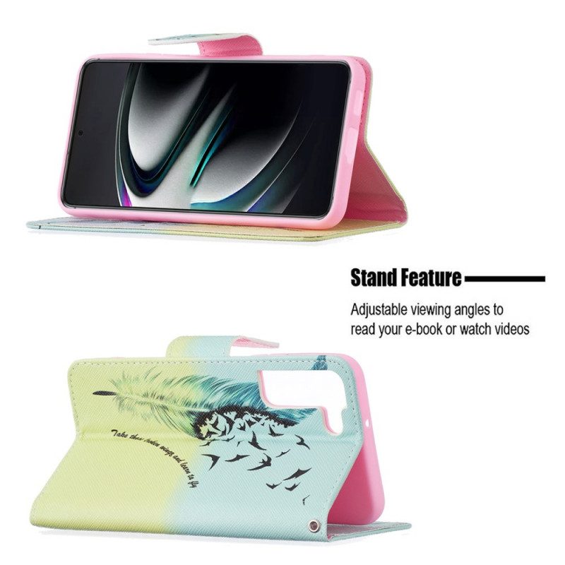 Folio Cover Samsung Galaxy S22 Plus 5G Impara A Volare