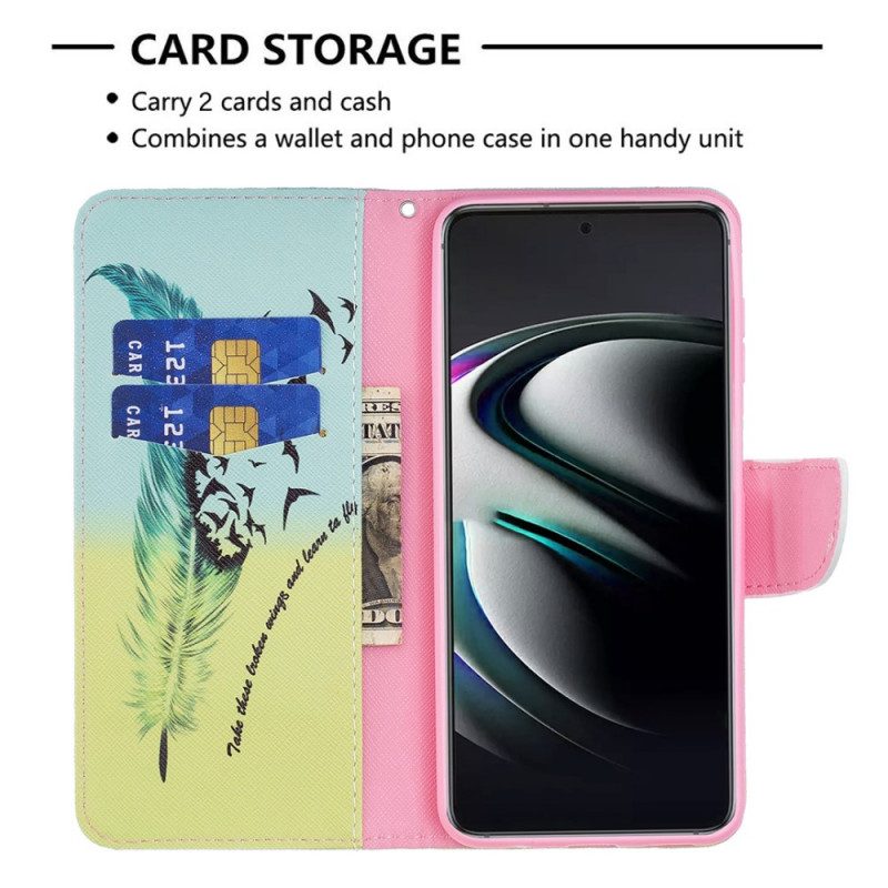 Folio Cover Samsung Galaxy S22 Plus 5G Impara A Volare