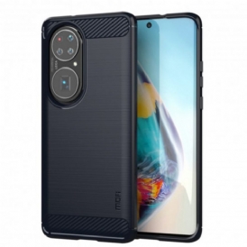Cover Huawei P50 Pro Fibra Di Carbonio Spazzolata Mofi