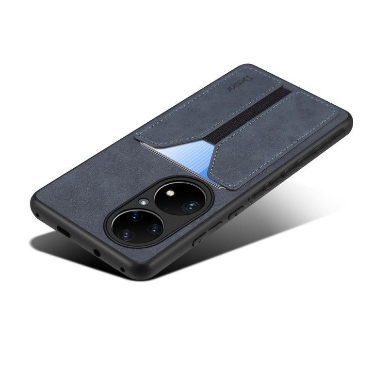 Cover Huawei P50 Pro Portacarte Elastico Denior