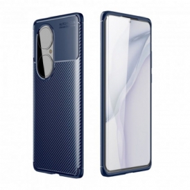 Cover Huawei P50 Pro Struttura Flessibile In Fibra Di Carbonio