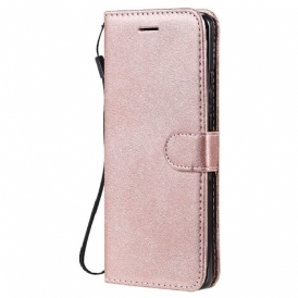 Custodia A Portafoglio Huawei P50 Pro Cinturino Effetto Pelle