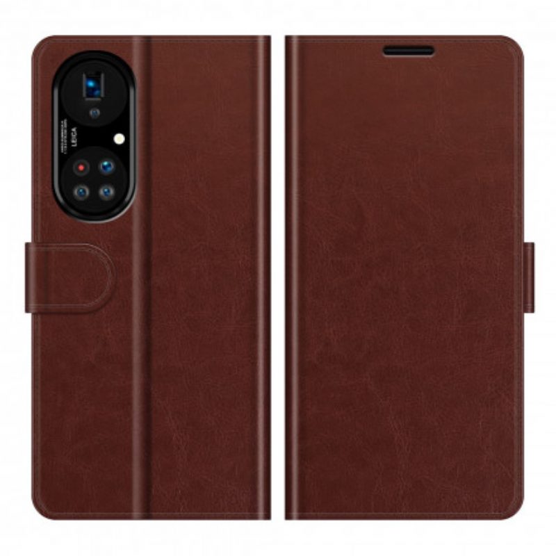 Custodia A Portafoglio Huawei P50 Pro Design In Pelle Stile