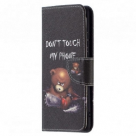 Custodia in pelle Huawei P50 Pro Orso Pericoloso