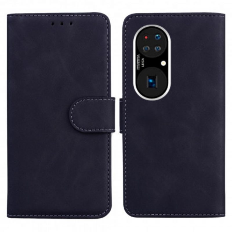 Custodia in pelle Huawei P50 Pro Stile Vintage In Pelle Couture