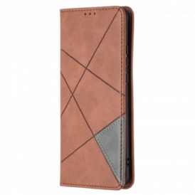 Folio Cover Huawei P50 Pro Custodia in pelle Stile D'artista