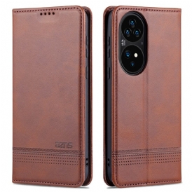 Folio Cover Huawei P50 Pro Custodia in pelle Stile In Pelle Azns