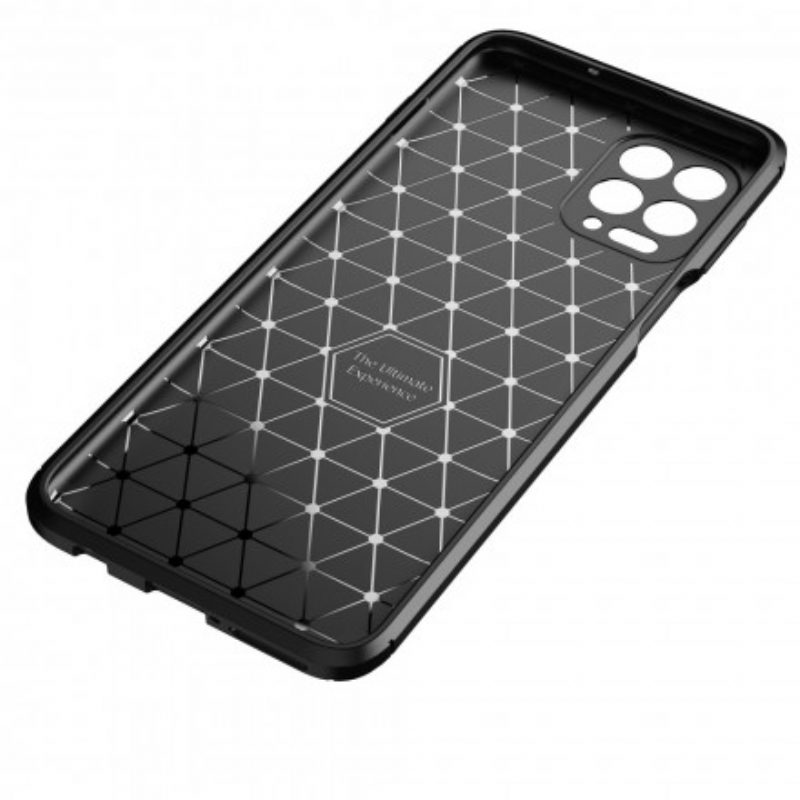 Cover Moto G100 Struttura Flessibile In Fibra Di Carbonio