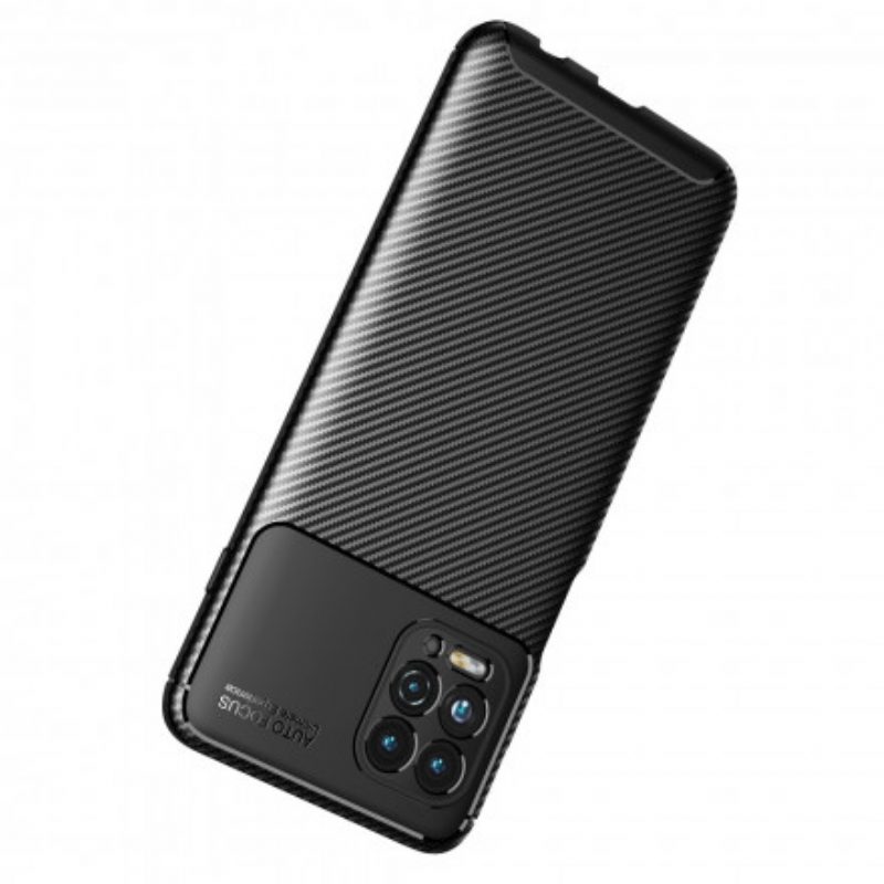 Cover Moto G100 Struttura Flessibile In Fibra Di Carbonio