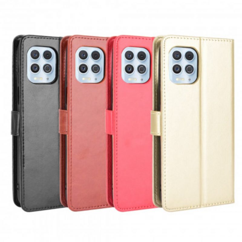 Custodia in pelle Moto G100 Ecopelle Appariscente