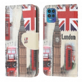 Custodia in pelle Moto G100 Vita Londinese
