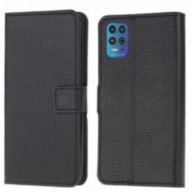 Folio Cover Moto G100 Effetto Pelle Grana Litchi