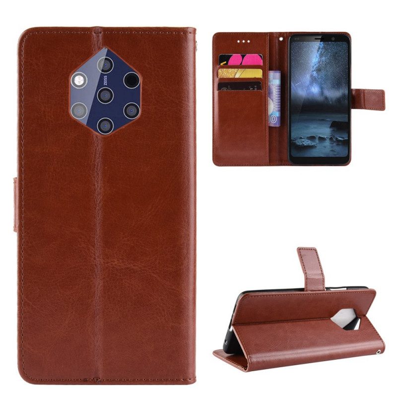 Folio Cover Nokia 9 PureView Ecopelle Appariscente
