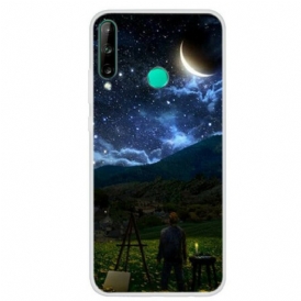 Cover Huawei P40 Lite E Pittore Nella Notte